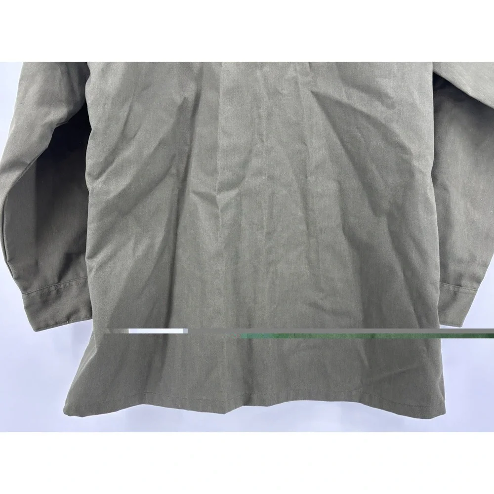 US‎ Army AF OG-507 Utility Shirt Olive Green Military Fatigue Press Vintage NEW